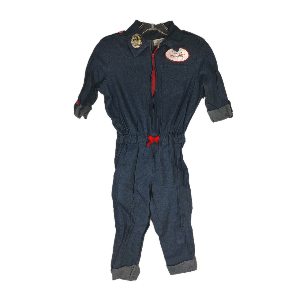Princess Paradise GIRLS XL (10/12) Rosie The Riveter Costume Jumper